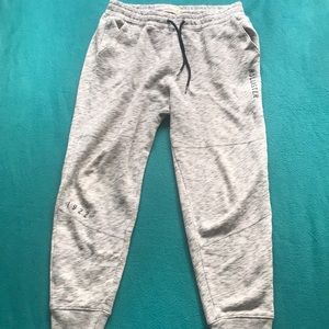 White and gray sweat pants/jogger